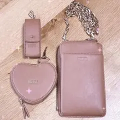 【即購入❌】FURFUR 3SETマルチショルダー キャメル