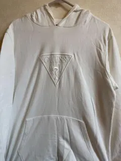 ♥ GUESS ♥ 送料込 長袖 パーカー 白 ホワイト ゲス guess ♥