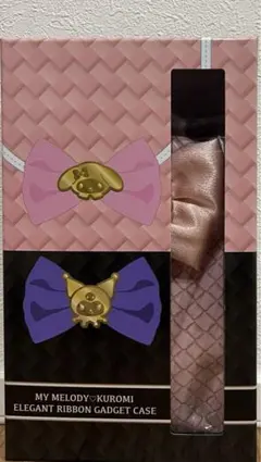 マイメロディ♡クロミ エレガントリボンガジェットケース　マイメロ