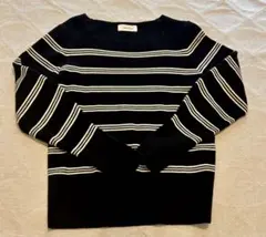 Mila Owen ストライプ長袖セーター