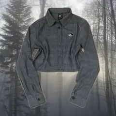 ‪‪❤︎FOREVER21 ミッキーマウス コラボ クロップド丈シャツ