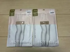 【新品】アツギ アスティーグ 肌 25デニール L-LL 2足セット