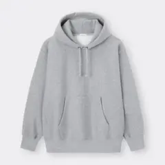 GU ヘビーウェイトビッグスウェットパーカM GRAY