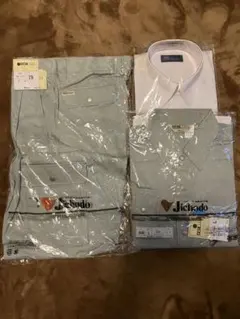 【新品未使用】jichodo 作業服上下セット ワイシャツおまけ