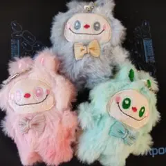 Labubu(ラブブ) ぬいぐるみ キーホルダー　　ラブブ 3個セット