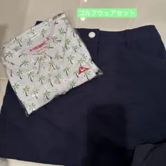 lecoq sportif　ルコック　レディース　ゴルフウェア　スカート　紺