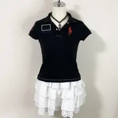 y2k ラルフローレン ビッグポニー ポロシャツ 平成ギャル 平成女児