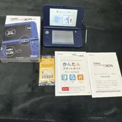 new Nintendo 3DS LL ネイビー 本体