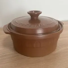 希少 廃盤】マルミツポテリ スタジオエム オーバル 耐熱 両手鍋 陶器