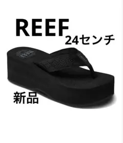 新品【REEF】SANDY HI 厚底サンダル プラットフォーム ブラックのサムネイル