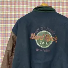 Hard Rock Cafe New York スタジャン レザー切替のサムネイル