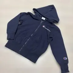 champion.KIDS.ジップパーカー.120.ネイビー.