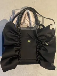 美品】WILLSELECTION ネオプレンフリルバッグ ブラック 2WAY - メルカリ