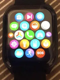 ほぼ新品　R8 スマートウォッチ ブラック 本体