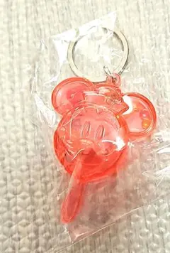 ディズニーリゾート　キーチェーン　キーホルダー　ミニー　アイス