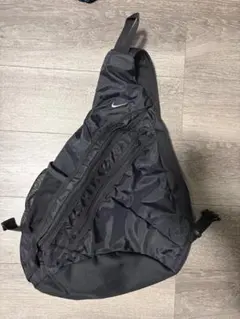 希少　00s OLD NIKE マルエム松崎製 ワンショルダーバッグ Y2K 黒