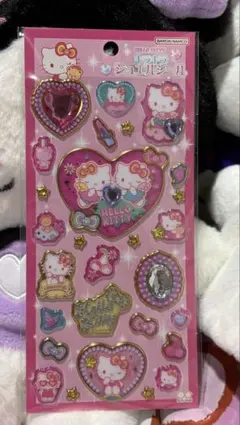 【正規品】キラキラジュエルシール　キティ　ハローキティ　サンリオ