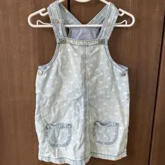H&M ハート柄デニムワンピースのサムネイル
