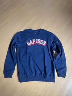GAP 1969 ロゴ刺繍 スウェット Sサイズ ネイビー