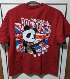 PANDIESTA ロックなパンダ刺繍 レッド系 4L ビックサイズ中古