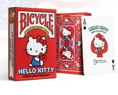 Bicycle Hello Kitty 50周年記念トランプ 新品　キティちゃん