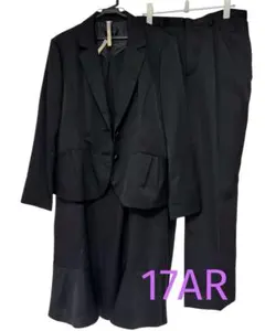 ブラックスーツ 17AR ジャケット　ワンピース　パンツ 3点セット
