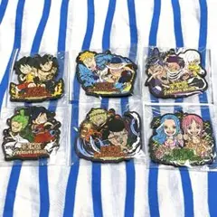ONE PIECE『トレジャークルーズ ラバーマスコット』６点セット まとめ売り