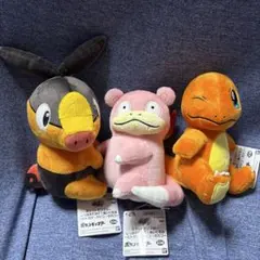 一番くじ C賞 カントー地方 旅立ちの3匹 ぬいぐるみポケモン ヒトカゲ