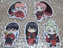 新劇場版 銀魂 吉原大炎上 ステッカー 新八 神楽 神威 桂 月詠