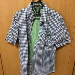 volcom 半袖シャツ チェックシャツ