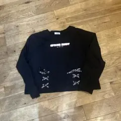 ALGY ブラック 長袖カットソー