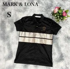MARK & LONA（マークアンドロナ） 半袖ポロシャツ ブラック Sのサムネイル