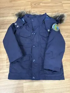 クレードスコープ　ネイビー ダウンコート ファー付き