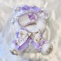 ぬい服 ハンドメイド作家 おすわり 着ぐるみ ちびぐるみ 10cmサイズ