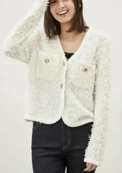 2025年最新】ツイードニットジャケット ミラオーウェンの人気