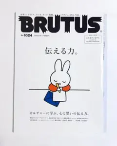 BRUTUS 1024号 伝える力 ME:I MOMONA ミッフィー