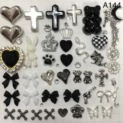 A144♡ネイルパーツ♡デコパーツ♡まとめ売り♡地雷系♡ギャル♡サブカル♡パンク