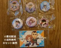 名探偵コナン くら寿司 ラバーチャーム 缶バッジ マグネット ステッカー