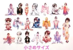 コラージュ 素材シート ダイカット おすそ分け nextsoon様 和風 女の子