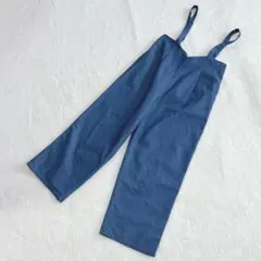 Ordentlicデニム　オーバーオール　サロペット　ゆったり　大きめ　ブルー