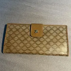 CELINE セリーヌ　長財布　マカダム柄 ブラウン