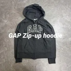L】GAP ギャップ ジップ パーカー 黒 BLACK 短丈 - メルカリ