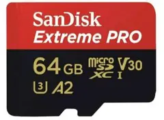 SanDisk Extreme PRO 64GB microSDカード
