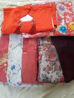 【難あり】昭和中期　着物７点