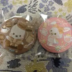 サンリオキャラクターズ　刺繍缶バッチ付きビスケット