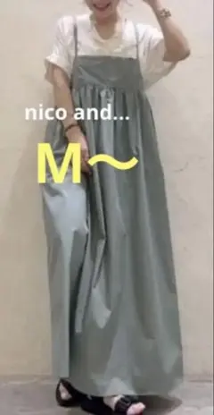 nico and...ミリタリーキャミワンピース　Mサイズ