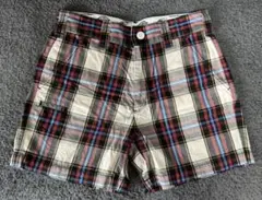 Dickies × BEAMS GOLF チェック柄ショートパンツ【サイズ24】