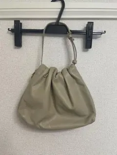 美品】gemeil レザーワンハンドルバッグ モカ - メルカリ