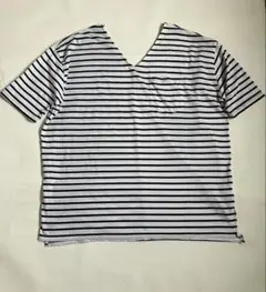 ANAPボーダー柄 ポケット付き 半袖Tシャツ Fサイズのサムネイル