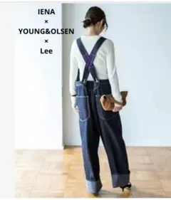 美品 YOUNG&OLSEN × LEE 別注 LOWBACK オーバーオール